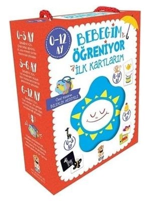 Bebeğim Öğreniyor-Ilk Kartlarım 0-12 Ay - Sincap Kitap