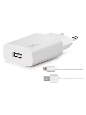 Taks 5TS01LB-D Lightning To Usb-A Seyahat Şarj Aleti Beyaz