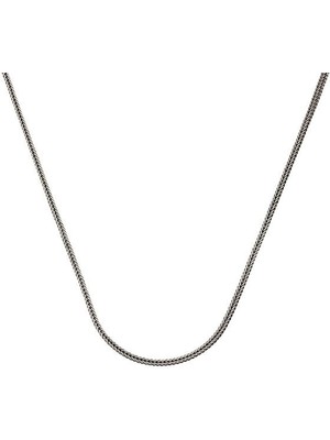 Tilki Kuyruğu 2mm Zincir 925 Ayar Gümüş Erkek Kolye