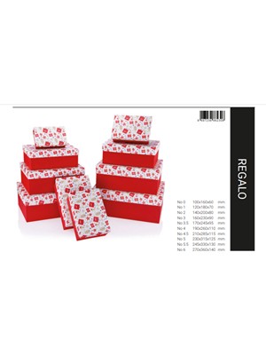 Gıpta Regalo Dikdörtgen Hediye Kutusu No:7 BX2308