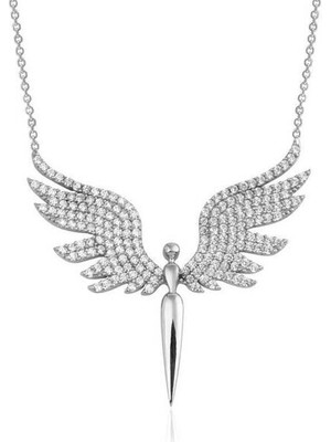 Mikailin Meleği 925 Ayar Gümüş Kolye