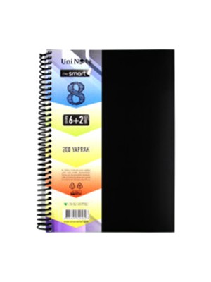 Çınar I'm Smart A4 Spiralli Pp Kapak 6+2 Ayraçlı Defter 200 Yp 62058