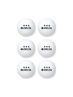 Delta Masa Tenisi (Pinpon) Topu Beyaz 6"lı CPB277