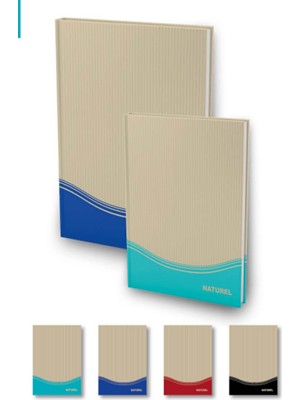 Elma Naturel A4 Sert Kapak Defter Kareli 160 Yp MBH01-YFV