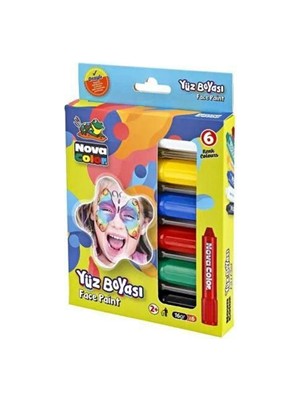 Nova Color Yüz Boyası 6 Lı NC-212