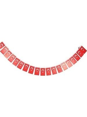 Vatan Kağıt Ipli Büyük Boy Bayrak 40 Lı 809