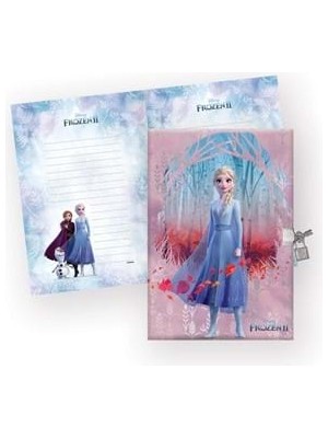 Keskin Color Frozen Iı 14X20 cm Kilitli Hatıra Defteri Çizgili 80 Yp 310210-92