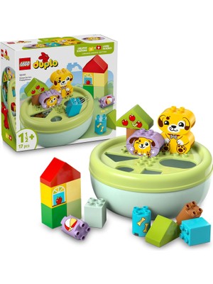 Ilk Şekil Ayırıcı: Köpek Evi 10441 - 1,5 Yaş ve Üzeri Köpek Sever Çocuklar Için Hayal Gücü Geliştiren Eğitici Oyuncak Yapım Seti, Doğum Günü Hediyesi (17 Parça)