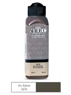 Artdeco 140 ml Akrilik Boya Acı Kahve 70R-3676