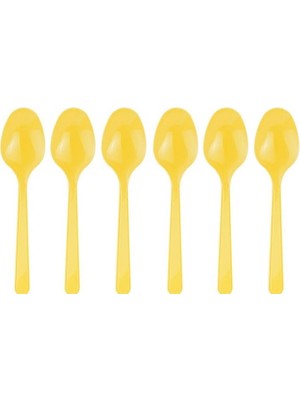 Nedi Plastik Kaşık 25"li Sarı 41004