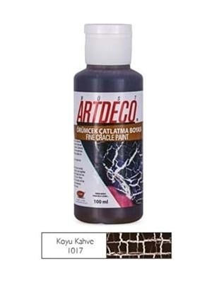 Artdeco 100 ml Örümcek Çatlatma Boyası Koyu Kahve 28D-1017