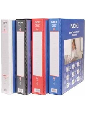 Noki A4 2 Halkalı Klasör D Mekanizmalı 5 cm Kırmızı