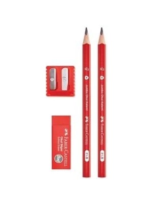 Faber Castell Jumbo Okul Seti ( Kalem-Silgi-Kalemtraş) 5244000025