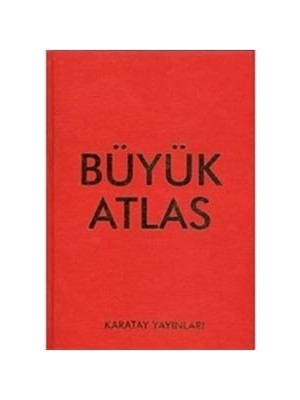 Kanaat Yay.-Büyük Atlas (Ciltli)