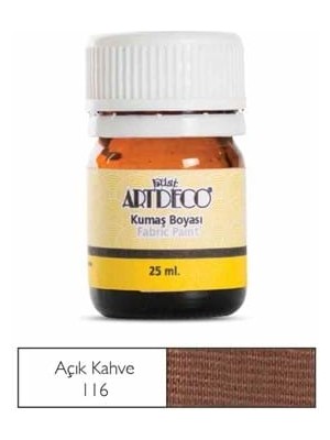 Artdeco 25 ml Kumaş Boyası Açık Kahve 10A-116