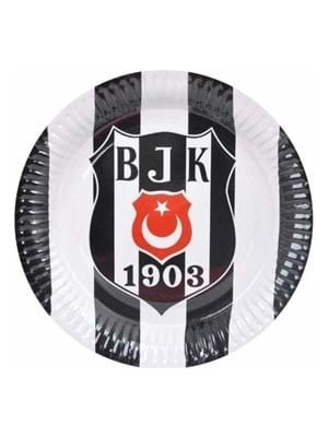 Nedi 23 cm Karton Tabak Lisanslı 8 Li Beşiktaş BJK1619