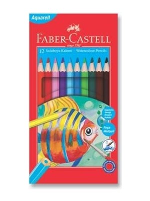 Faber Castell Aquarel Boya Kalemi 12 Renk 110622