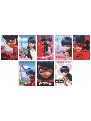 Keskin Color Lady Bug A7 Spiralli Karton Kapak Bloknot Kareli 42 YP140100-84