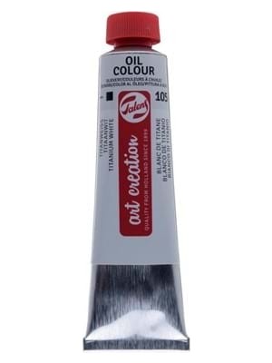 Talens 40 ml Art Creatıon Yağlı Boya Tıtanıum Whıte 105