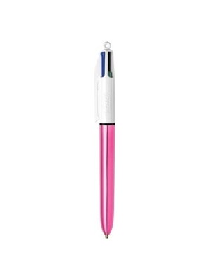 Bic 4 Colours Shine Tükenmez Kalem Pembe 982875