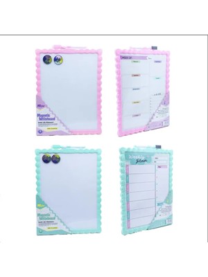 Mikro 28X39.5 cm Çift Taraflı Kalemli Manyetik Yazı Tahtası JL-117