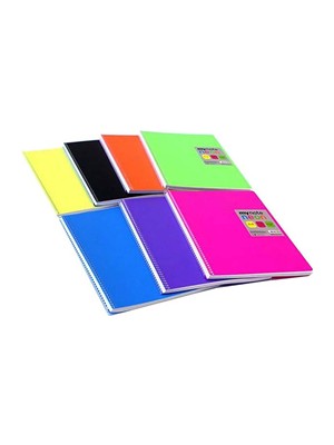Umur Mynote Flex Black A4 Pp Kapak Spiralli Defter Çizgili 80 Yp Myn-Fb-A4-80ç