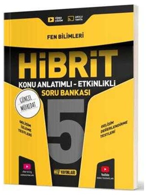 Hız Yay.-5.sınıf Fen Bilimleri Hibrit Konu Anlatımlı Etkinlikli Soru Bankası 2425