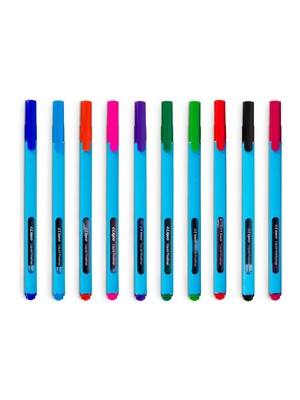 Liqeo 0.4 mm Fineliner Keçe Uçlu Kalem 10 Renk F-8027-10PVC