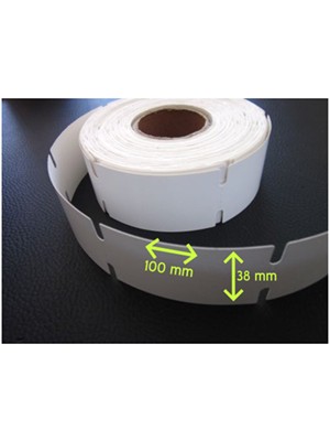 Ermet 100X38 Karton Raf Etiketi 350''LI