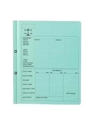 Ful 1.hamur Avukat Büro Dosyası 50 Li Mavi