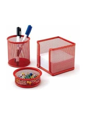 Mas Metal Perfore 3 Lü Set Kırmızı 505