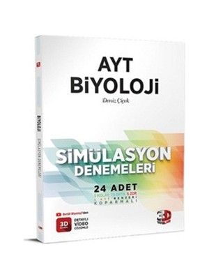 3D Yay.- Ayt Biyoloji Simülasyon Denemeleri 24"lü 2324