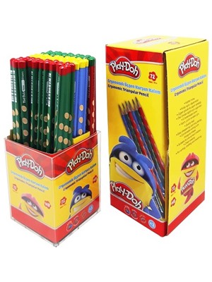 Play-Doh Jumbo Oluklu Üçgen Kurşun Kalem PLAY-KK014