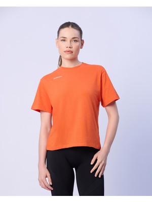 Emma Kadın Koyu Turuncu Regular Fit Tişört