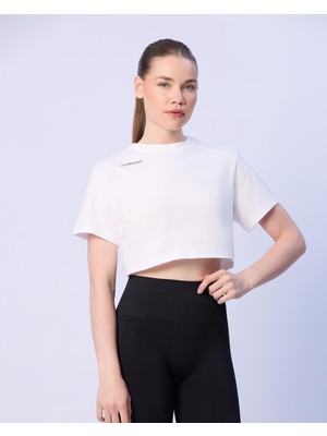 Mia Kadın Beyaz Regular Fit Tişört