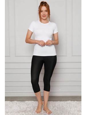 Emos Avm Moda Microfiber Kapri Tayt Siyah