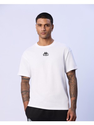 Enrico Erkek Beyaz Regular Fit Tişört