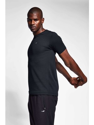 Lescon Siyah Erkek T-Shirt 21S-1298-21B