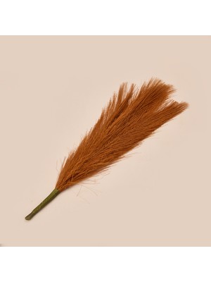 Q-Art Dekoratif Tüy - Kiremit - 44 cm