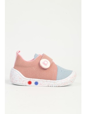 Işıklı Çocuk Spor Ayakkabı Pudra BN-32110