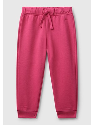 Benetton Kız Bebek Fuşya Eşofman Altı 3J70GF01N-25K-029