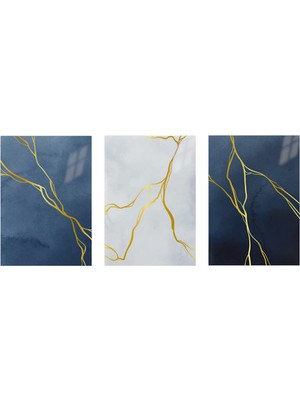 Cozy Co:temperli Cam Üçlü Set Tablo, Tablo, Üçlü Tablo, Uv Baskı, Cam Tablo, 3’lü Set, CUT002