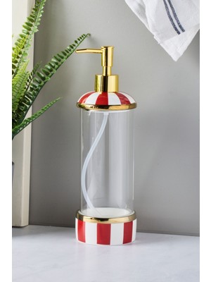 Perotti Maura Rossa Tekli Cam Sabunluk - Renkli / Sarı - 540 ml