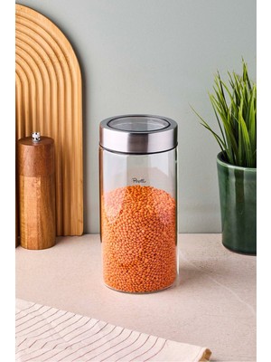 Perotti Cassetto Kavanoz Cam Kavanoz 1250 ml