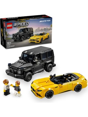 Speed Champions Mercedes-Amg G 63 ve Mercedes-Amg Sl 63 76924 - 10 Yaş ve Üzeri Araç Tutkunu Kız ve Erkek Çocukları Için 2 Model Içeren Oyuncak Yapım Seti, Doğum Günü Hediyesi Fikri (808 Parça)