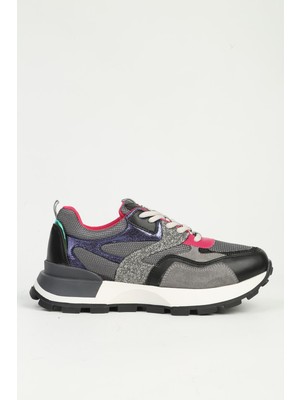 Kadın Siyah Sneaker PC-55065