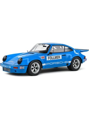 Solido 118 Porsche 911 Iroc Blue 4 Follmer Iroc Rıversıde 1974 S1810702