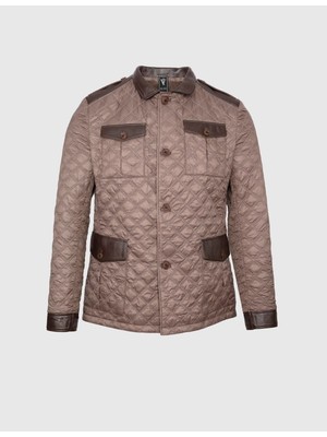 Rivne Hakiki Deri Erkek Vizon Mont