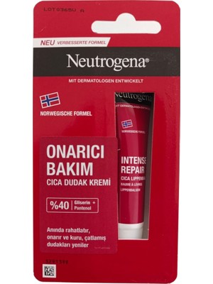 Neutrogena Onarıcı Bakım Cica Dudak Kremi 15 ml