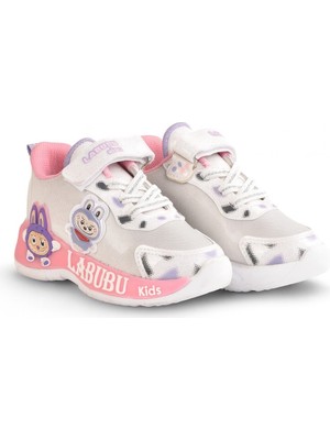  Labubu Kız Çocuk Hafif ve Esnek Spor Ayakkabı 26 Ile 30 No Arası Işıklıdır